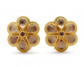 ELIZABETH LOCKE 18K GOLD, MOON
