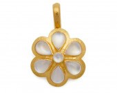 ELIZABETH LOCKE 18K GOLD, MOON