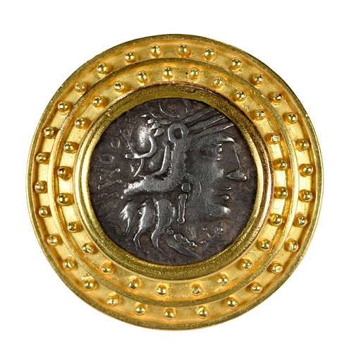 ELIZABETH LOCKE 18KT. BROOCHand