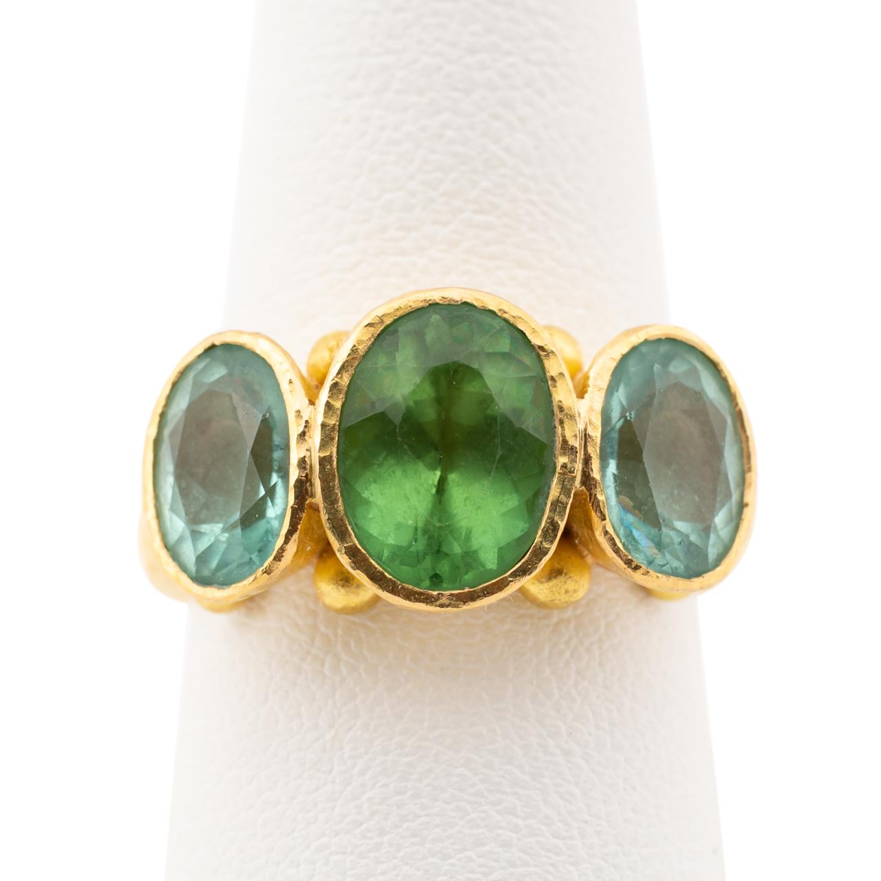 **ELIZABETH LOCKE 19K GOLD THREE