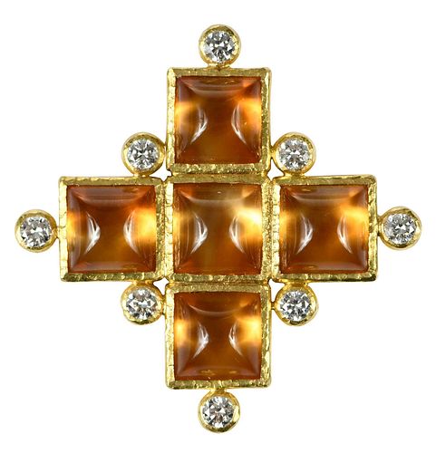 ELIZABETH LOCKE 19KT. GEMSTONE