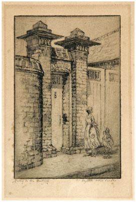 Elizabeth O'Neill Verner etching