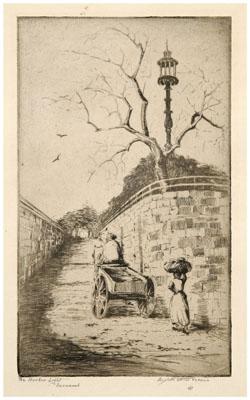 Elizabeth O'Neill Verner etching