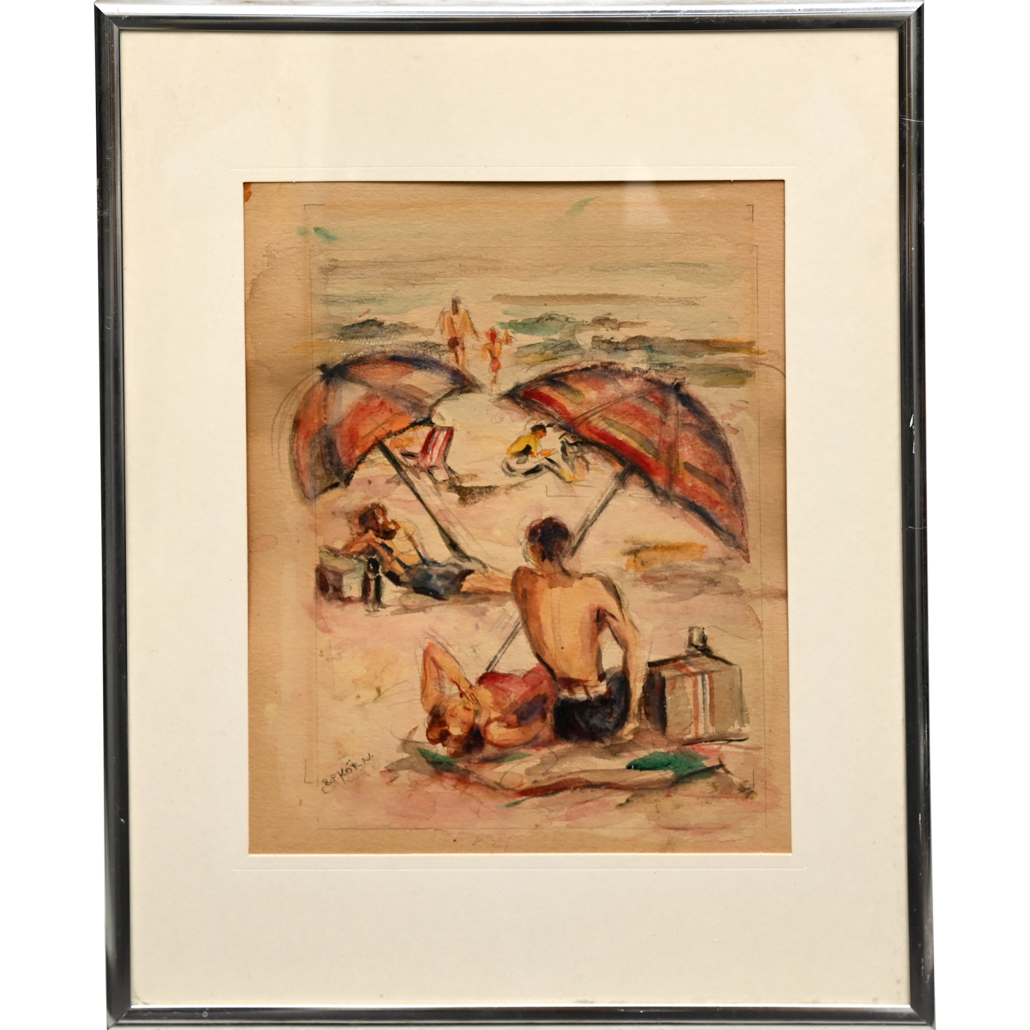 ELIZABETH P. KORN, WATERCOLOR