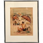 ELIZABETH P. KORN, WATERCOLOR