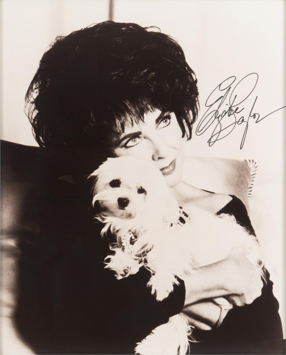 ELIZABETH TAYLOR AUTOGRAPHED