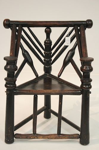 ELIZABETHAN ASH ARMCHAIR36.5 H x