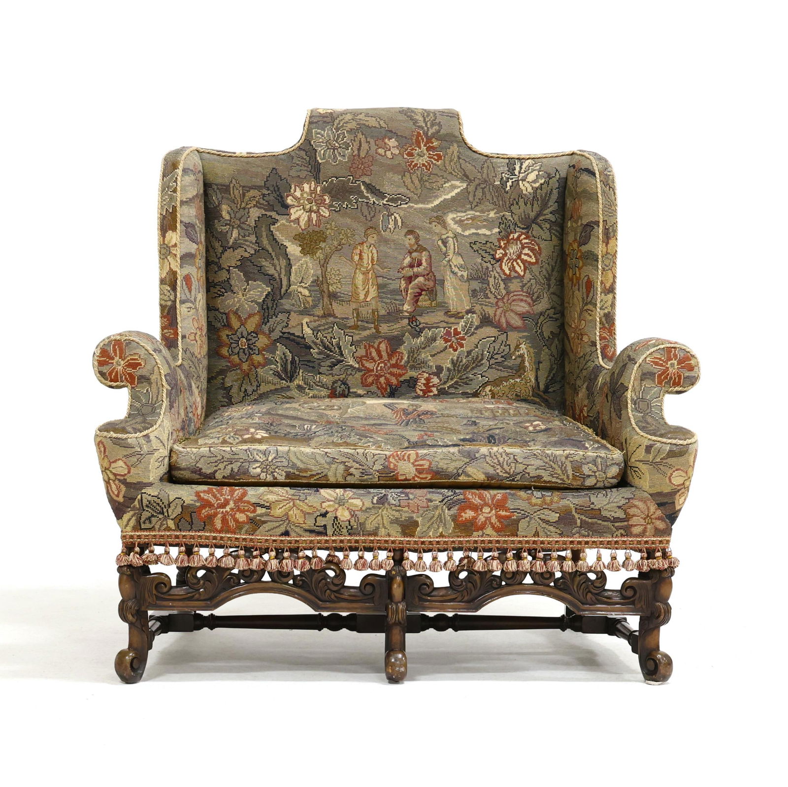 ELIZABETHAN REVIVAL NEEDLEPOINT