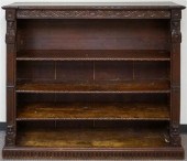ELIZABETHAN STYLE CARVED OAK O