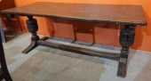 ELIZABETHAN STYLE CARVED OAK R