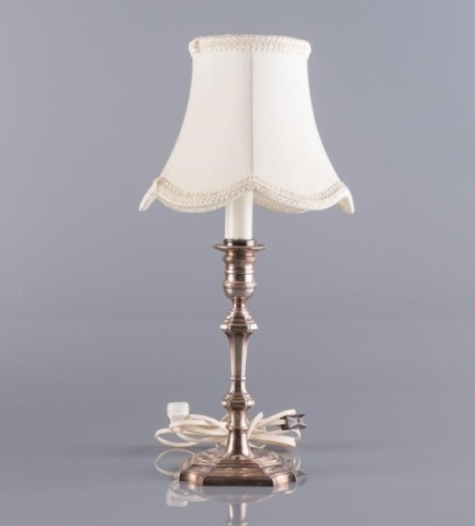 ELKINGTON PLATE CANDLESTICK