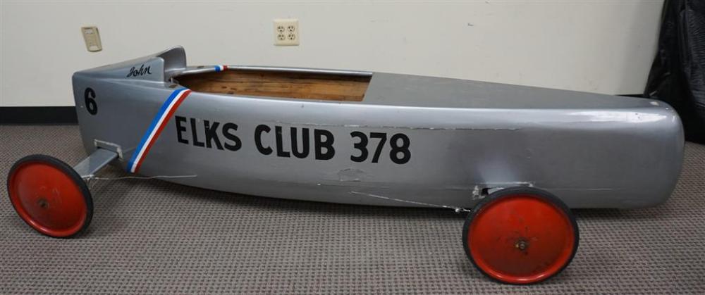 ELK'S CLUB 378 SILVER PAINTED