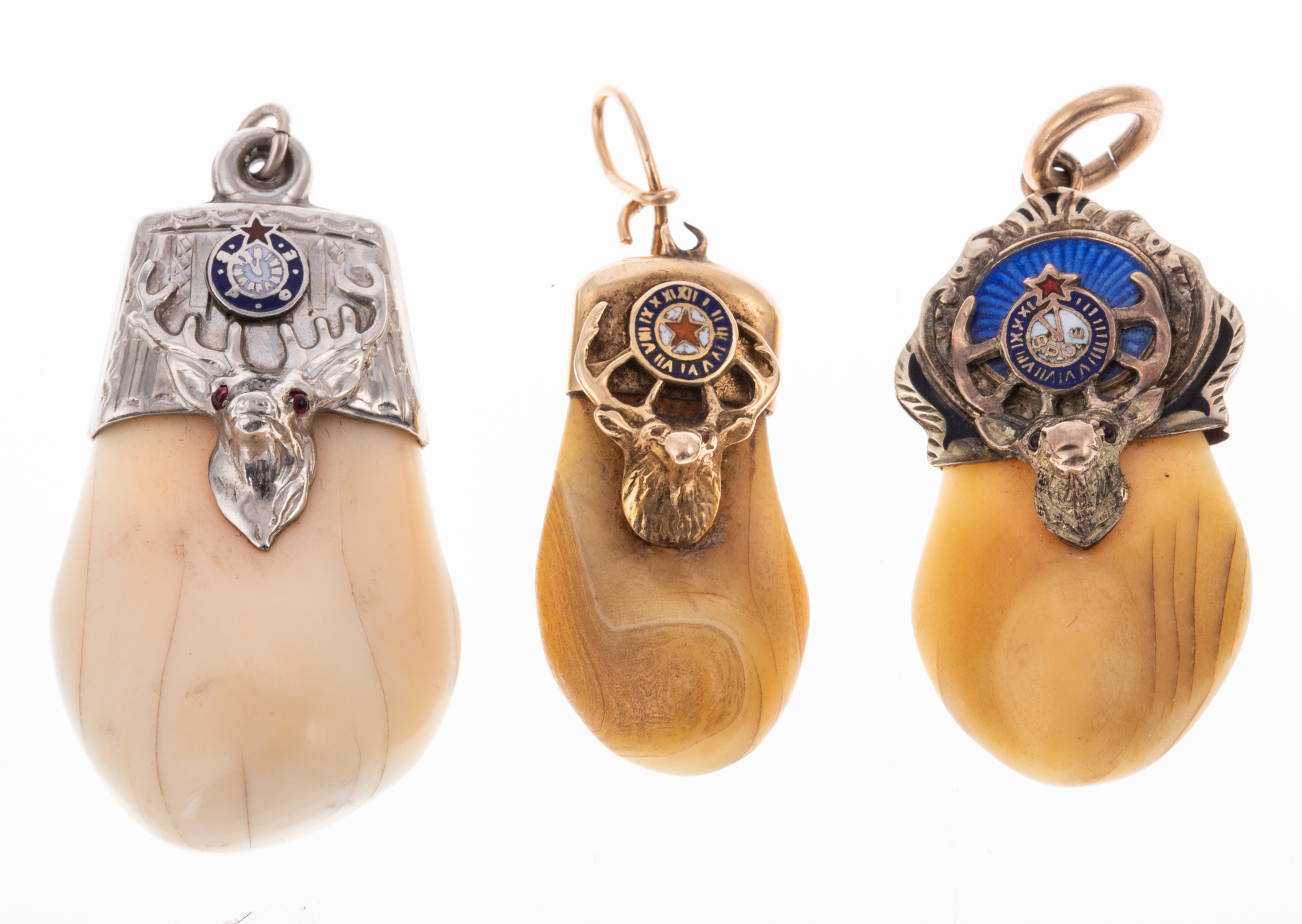 ELKS TOOTH PENDANTS B.P.O.E. One