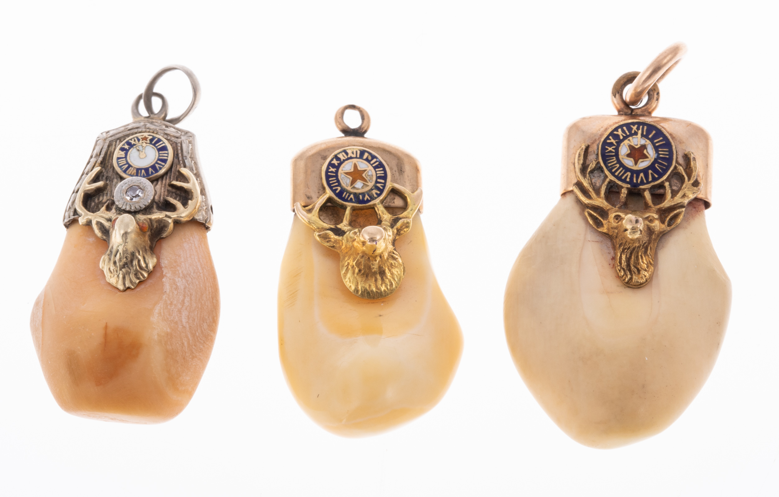 ELKS TOOTH PENDANTS B.P.O.E.