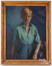 ELLA HERGESHEIMER, OIL ON CANV