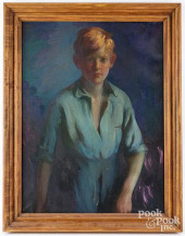 ELLA HERGESHEIMER, OIL ON CANV