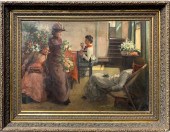 ELLA M BEDFORD "AFTERNOON TEA"