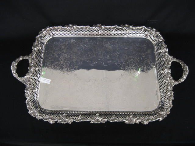 Ellis Barker Silverplate Serving