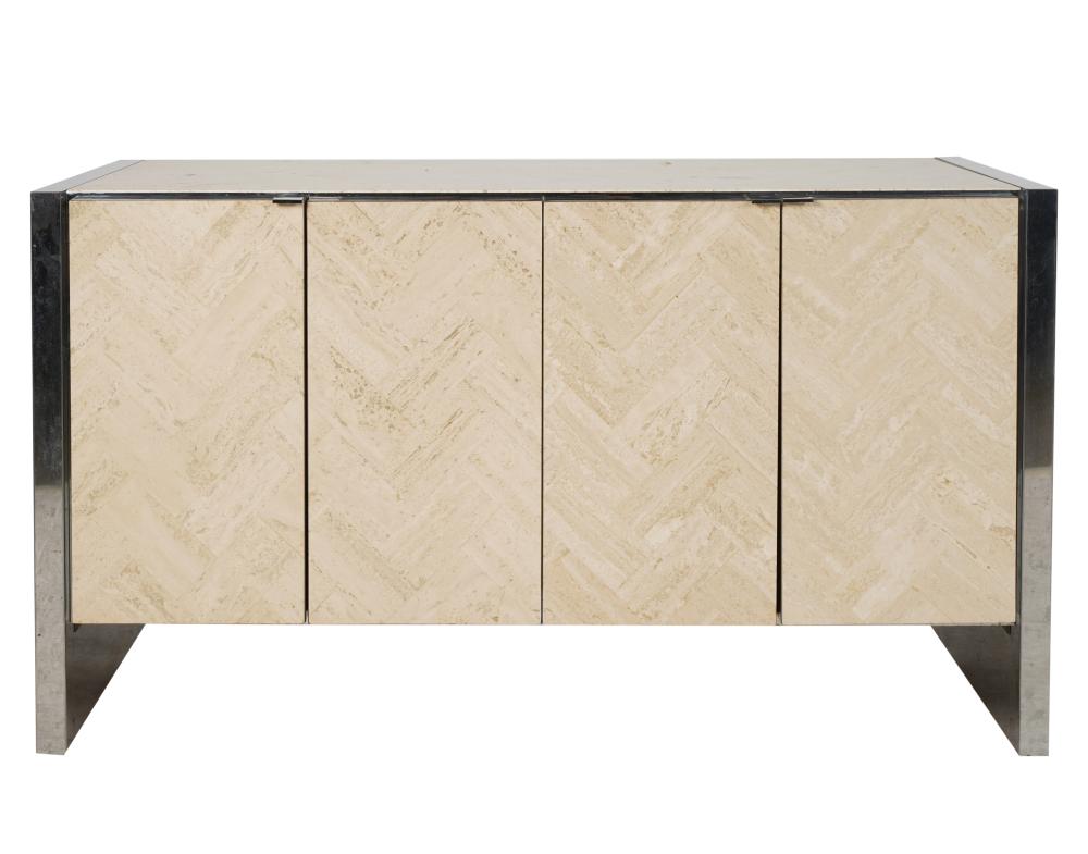 ELLO TRAVERTINE AND CHROME