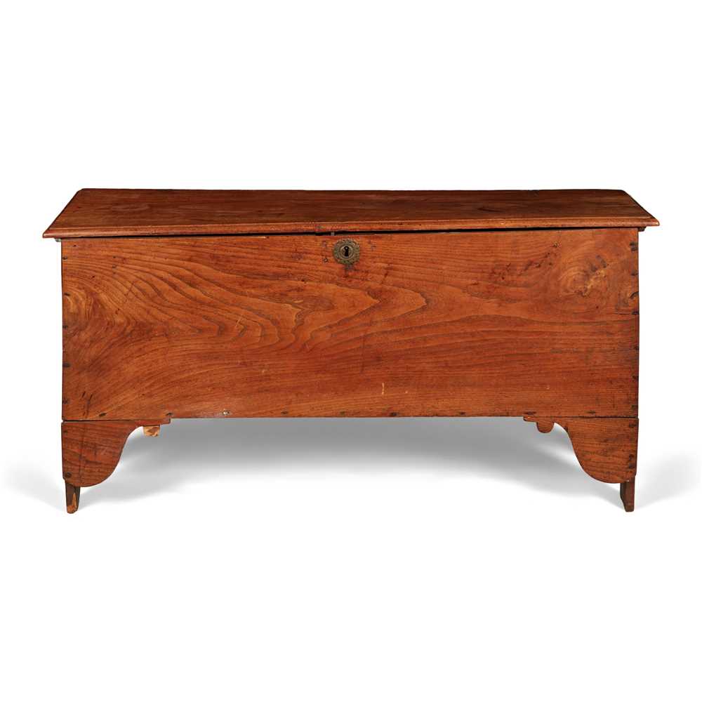 ELM BOARDED CHEST 17TH/ EARLY