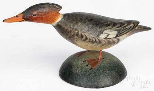 ELMER CROWELL CARVED AND PAINTED