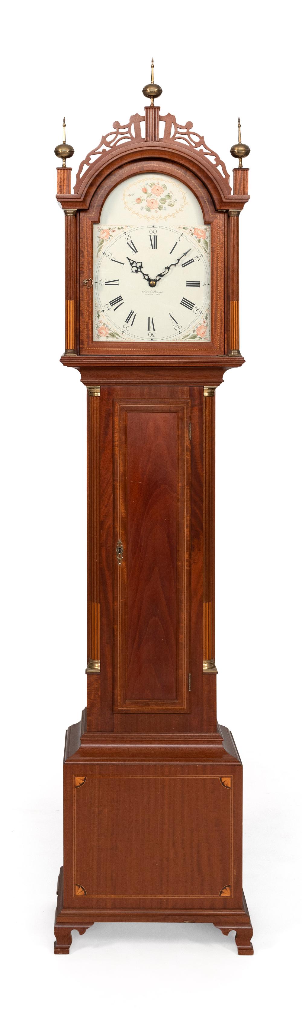 ELMER STENNES TALL-CASE CLOCK
