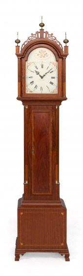 ELMER STENNES TALL-CASE CLOCK