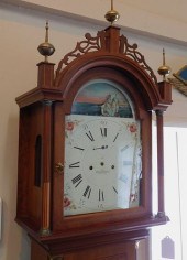 ELMER STENNES TALL CLOCKMid 20