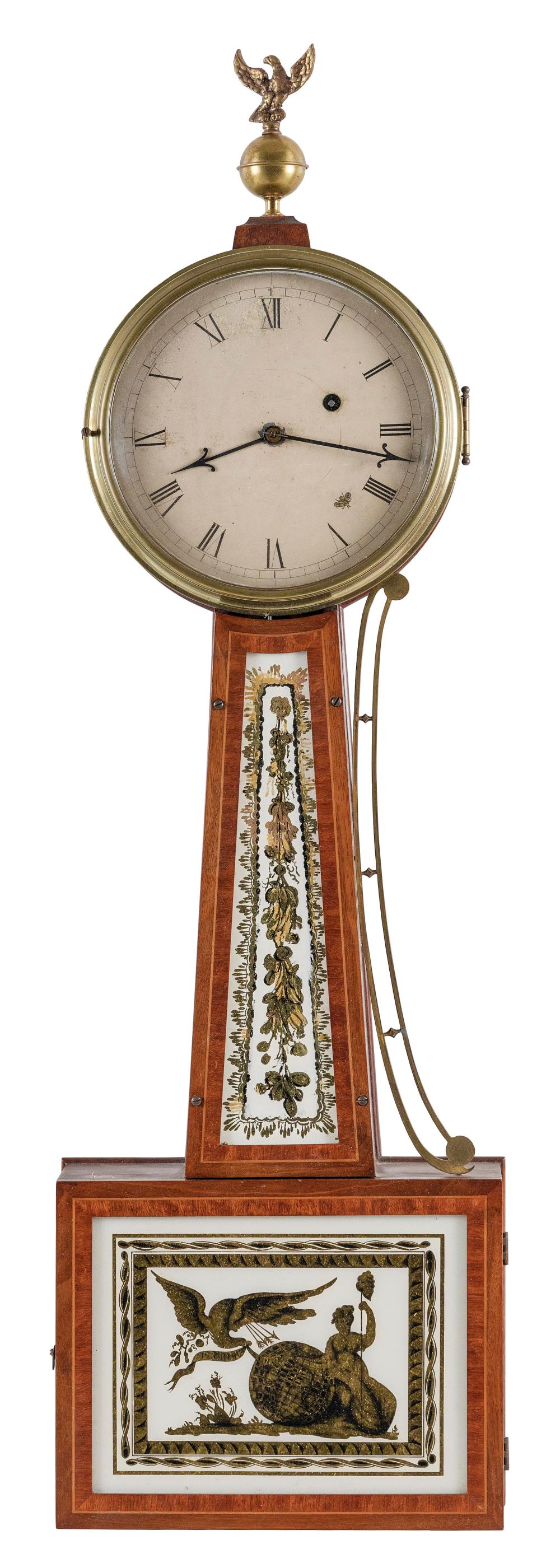 ELMER STENNES-TYPE BANJO CLOCK 20TH