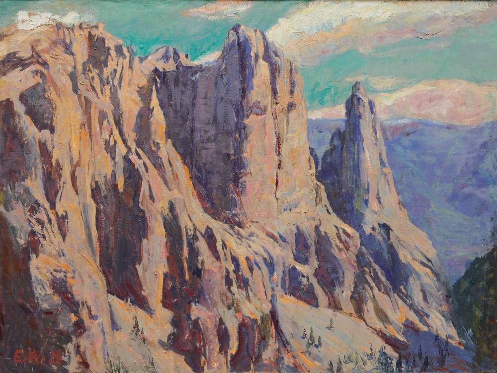 ELMER WACHTEL, (AMERICAN,