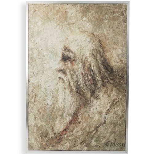 ELMO GIDEON (1924 -2010) SIGNED OIL