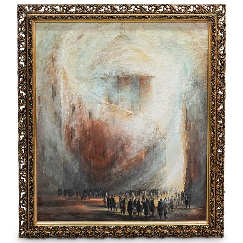 ELMO GIDEON (1924 -2010) SIGNED OIL