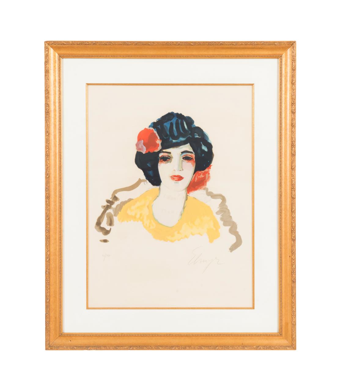 ELMYR DE HORY "BEAUTY WITH BLACK