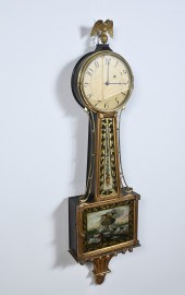 ELNATHAN TABOR BANJO CLOCK 183