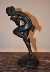 ELSE HORNE, ART DECO FEMALE NU