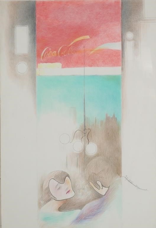 ELSIE DRIGGS COLORED PENCIL DRAWING