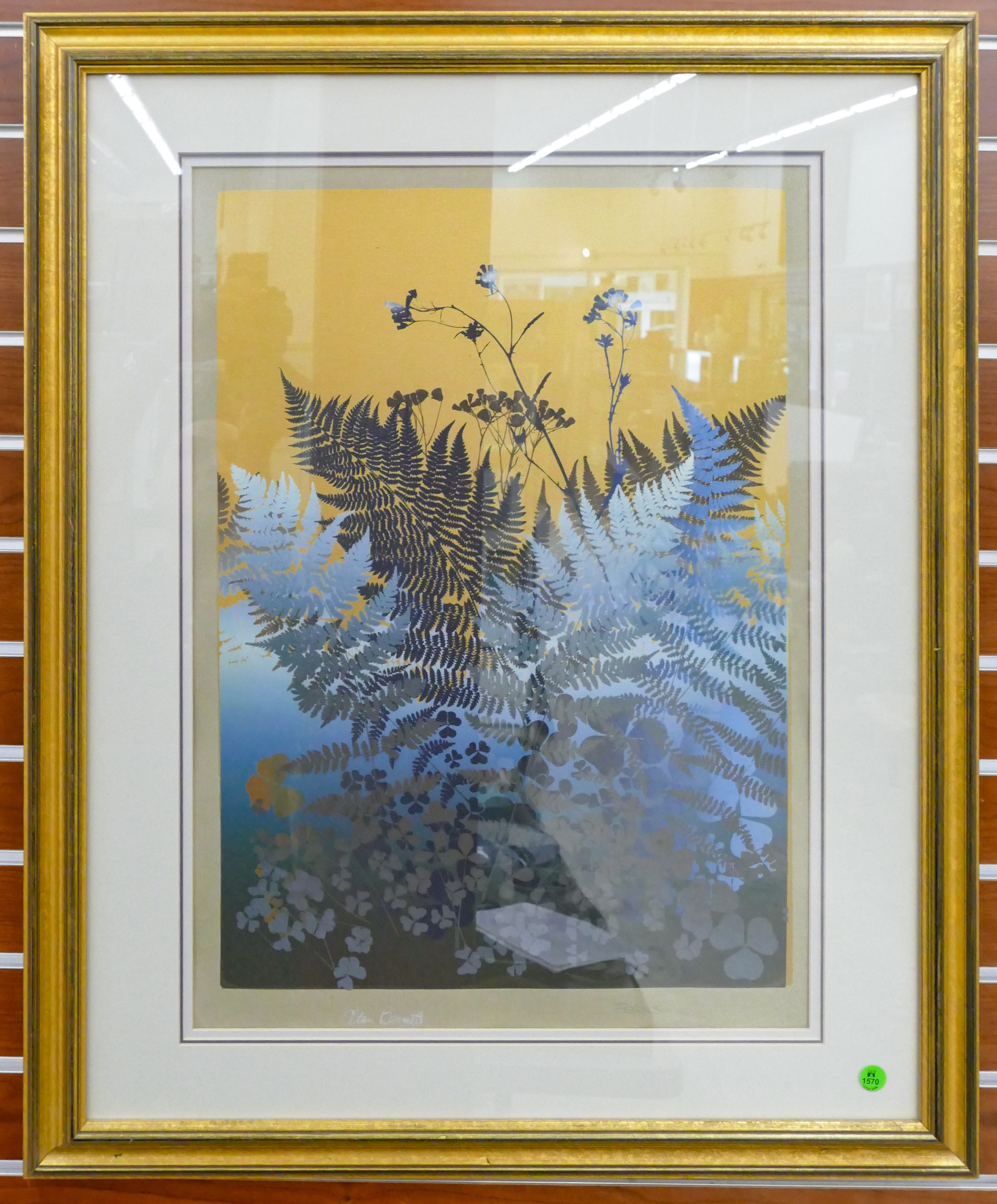 Elton Bennett ''Ferns'' Plate