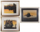 ELTON BENNETT THREE SILKSCREEN