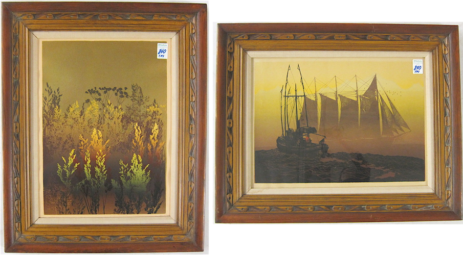 ELTON BENNETT TWO SERIGRAPHS