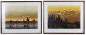 ELTON BENNETT TWO SERIGRAPHSEL