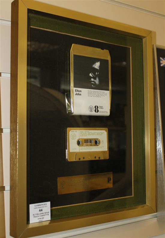 Elton John: A gold Eight Track