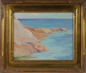 ELWYN GEORGE GOWEN OIL ON BOAR
