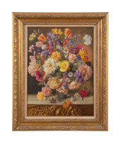 ELYA PEKER FLOWERS IN PINK VAS