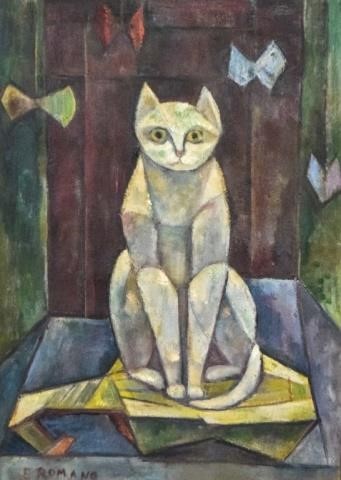 EMANUEL GLICENSTEIN ROMANO OIL ON