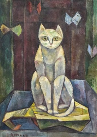 EMANUEL GLICENSTEIN ROMANO OIL ON