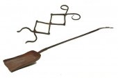 EMBER TONGS AND FIREPLACE SHOV