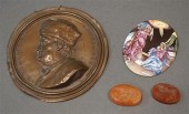 EMBOSSED COPPER PLAQUE OF BENJ