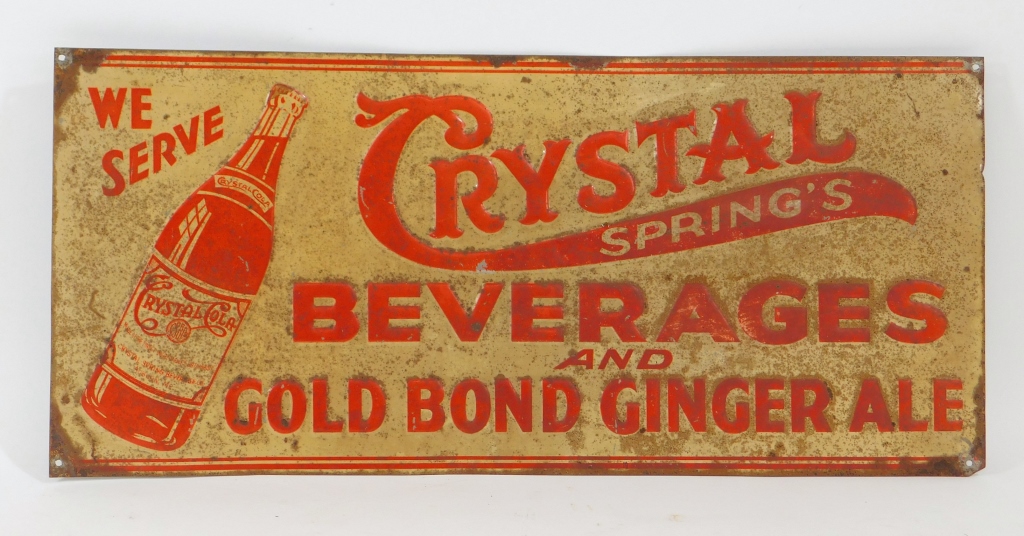 EMBOSSED CRYSTAL SPRING'S BEVERAGES
