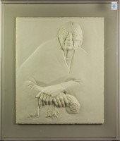 EMBOSSED PRINT, JEAN JUHLIN Je
