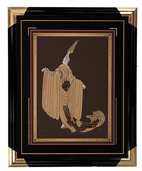 Embossed Serigraph by Erte Ert?